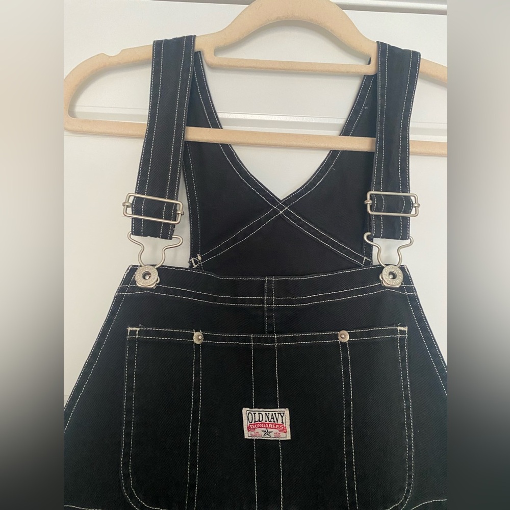 Old Navy Charcoal Dungarees Vintage - Picture 4 of 6